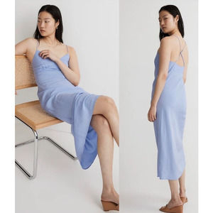 Madewell Layton Cami Slip Midi Whimsical Fashion Chic Dress US Women's 4 New